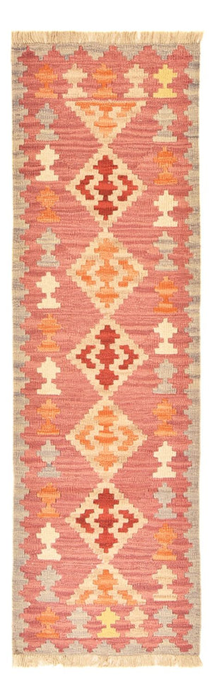 Alfombra de pasillo Alfombra Kelim - Oriental - 197 x 63 cm - multicolor