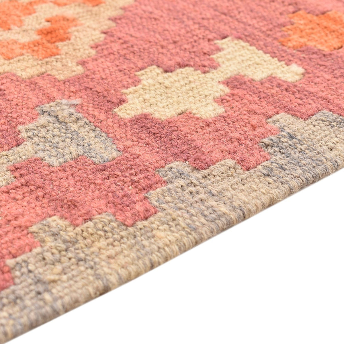 Alfombra de pasillo Alfombra Kelim - Oriental - 197 x 63 cm - multicolor