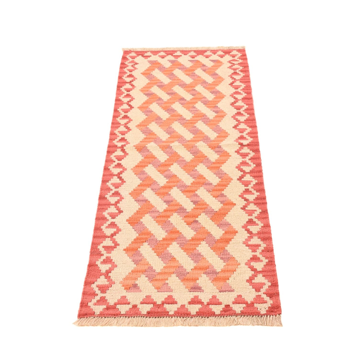 Alfombra de pasillo Alfombra Kelim - Oriental - 190 x 58 cm - multicolor