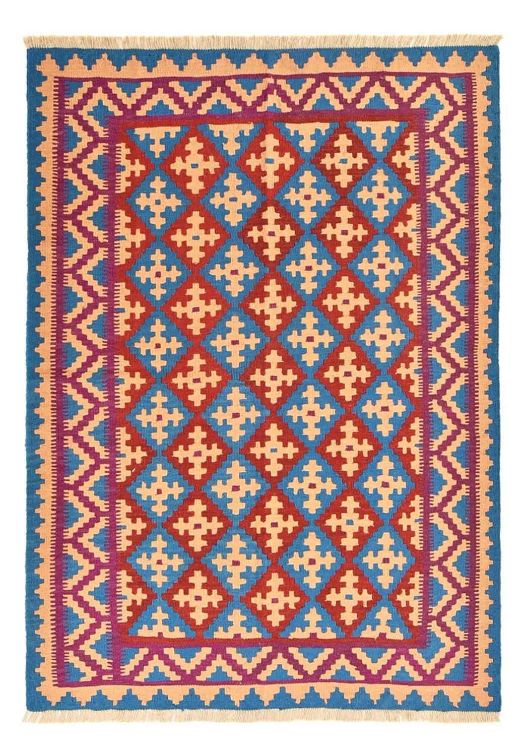 Alfombra Kelim - Oriental - 202 x 149 cm - multicolor