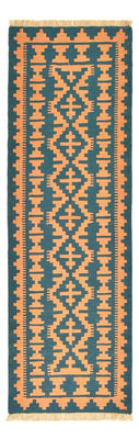 Alfombra de pasillo Alfombra Kelim - Oriental - 194 x 62 cm - multicolor