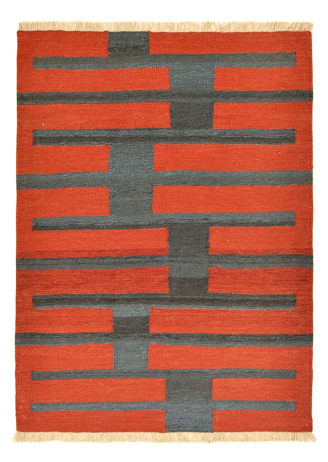 Alfombra Kelim - Tendencia - 162 x 108 cm - multicolor