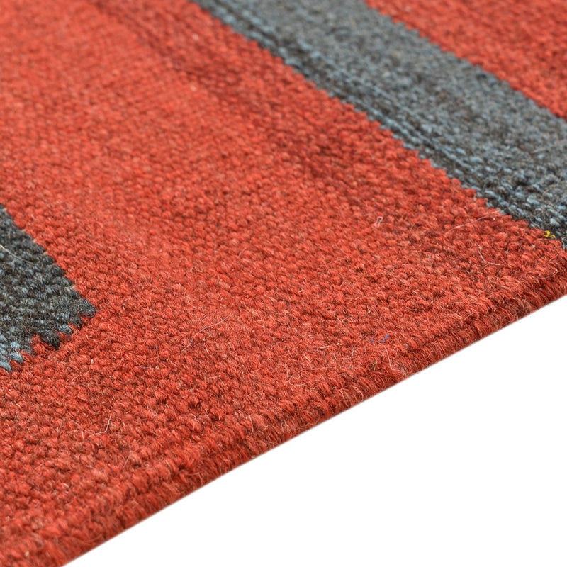 Alfombra Kelim - Tendencia - 162 x 108 cm - multicolor