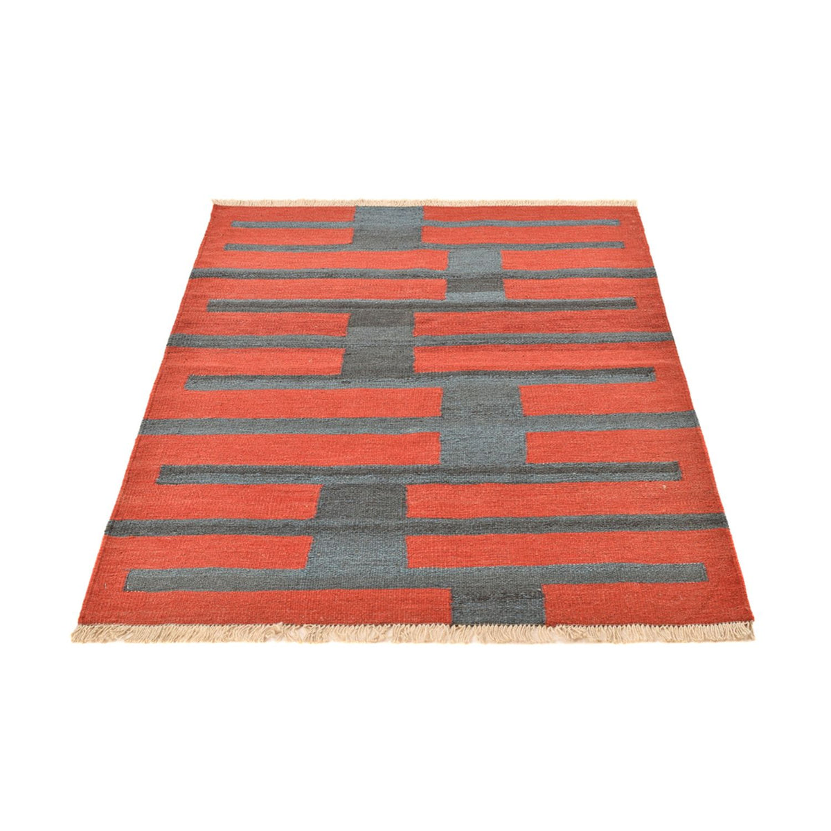 Alfombra Kelim - Tendencia - 162 x 108 cm - multicolor