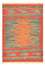 Alfombra Kelim - Tendencia - 141 x 101 cm - multicolor