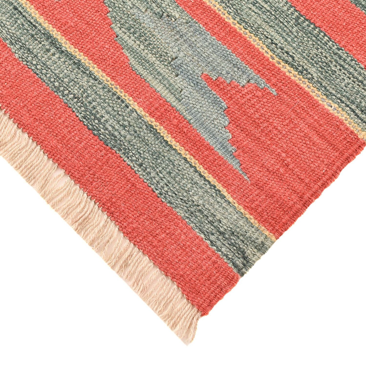 Alfombra Kelim - Tendencia - 141 x 101 cm - multicolor