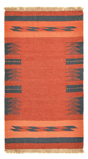 Alfombra Kelim - Tendencia - 89 x 73 cm - multicolor