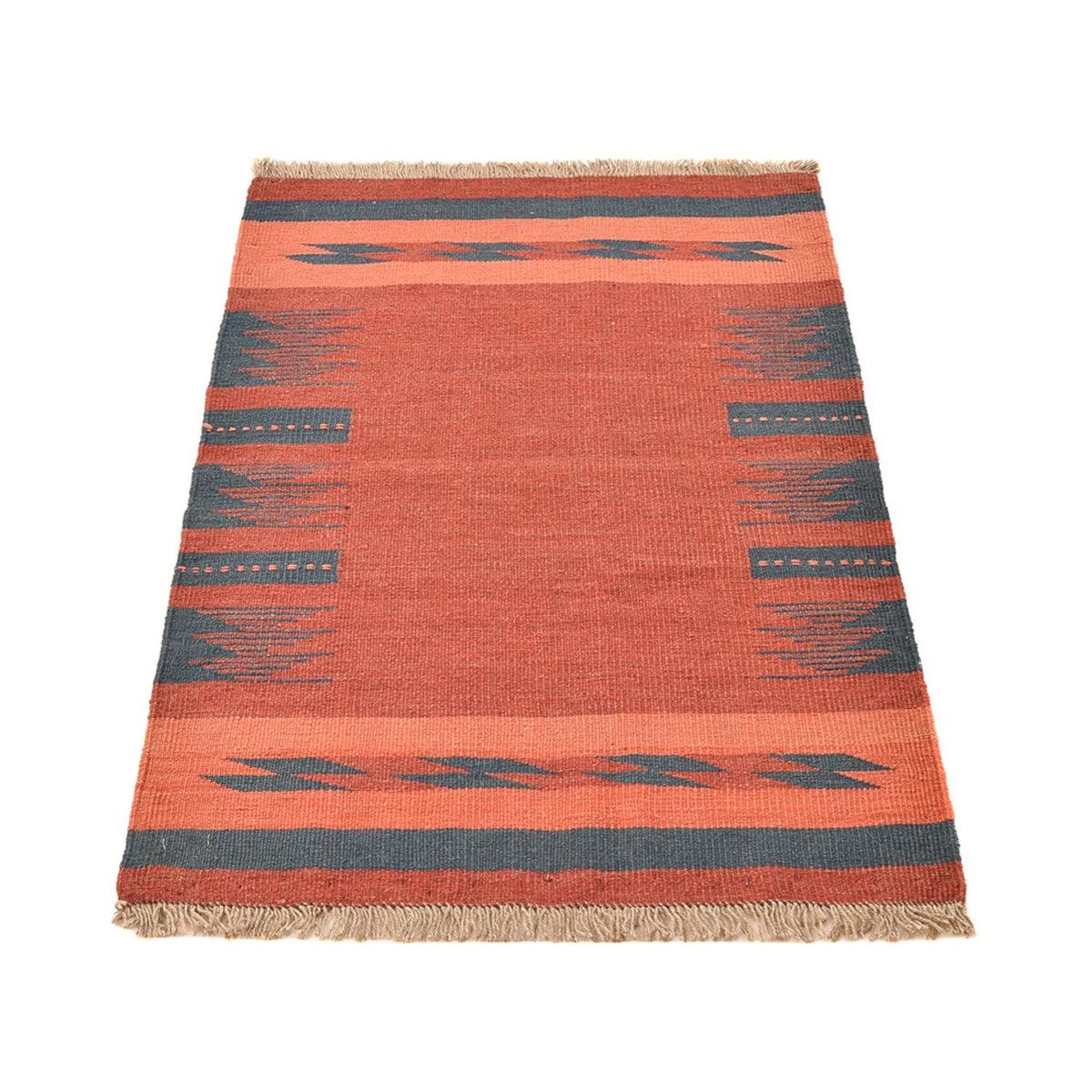 Alfombra Kelim - Tendencia - 89 x 73 cm - multicolor