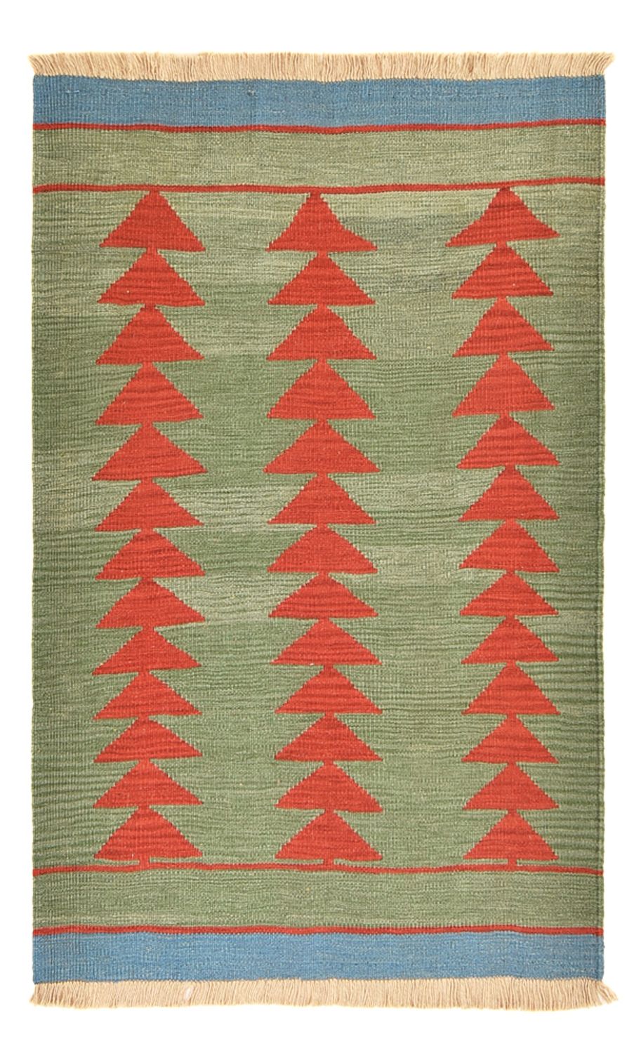 Alfombra Kelim - Tendencia - 150 x 98 cm - multicolor