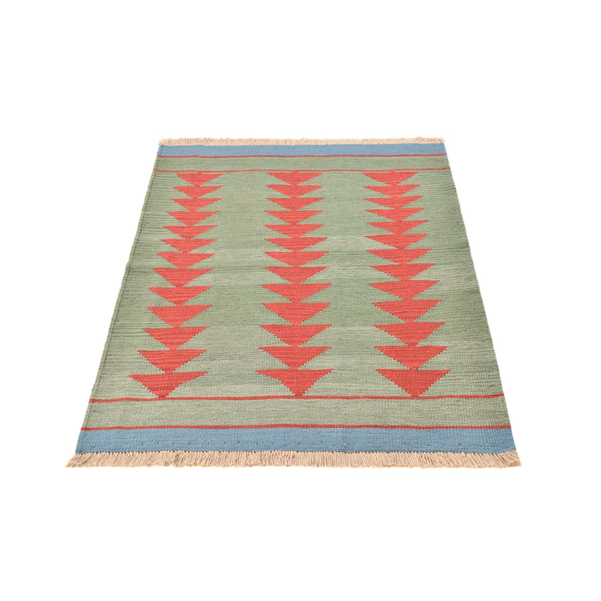 Alfombra Kelim - Tendencia - 150 x 98 cm - multicolor