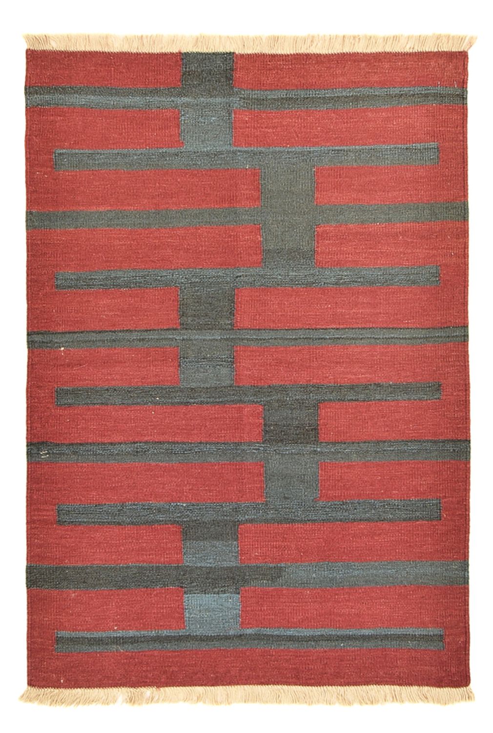 Alfombra Kelim - Tendencia - 148 x 104 cm - multicolor
