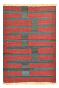Alfombra Kelim - Tendencia - 148 x 104 cm - multicolor
