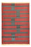 Alfombra Kelim - Tendencia - 148 x 104 cm - multicolor