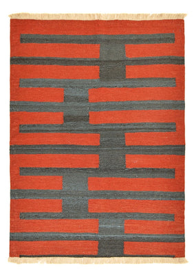 Alfombra Kelim - Tendencia - 144 x 107 cm - multicolor