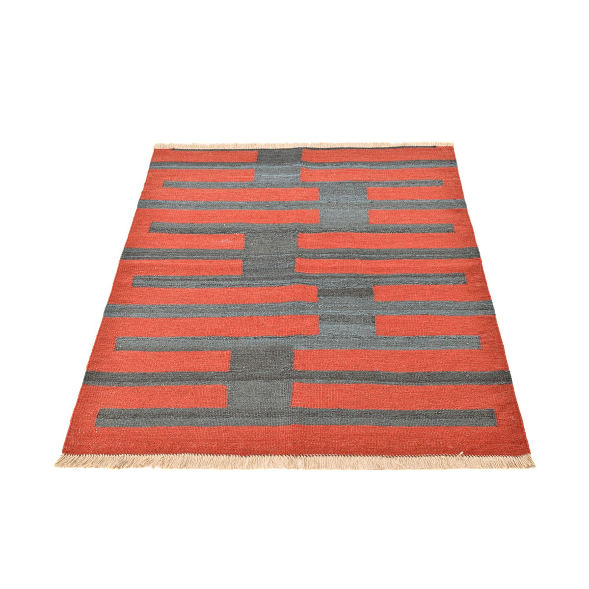 Alfombra Kelim - Tendencia - 144 x 107 cm - multicolor