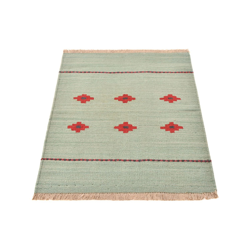 Alfombra Kelim - Tendencia - 119 x 80 cm - multicolor