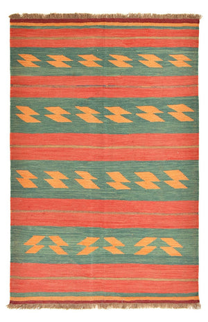 Alfombra Kelim - Tendencia - 212 x 146 cm - multicolor