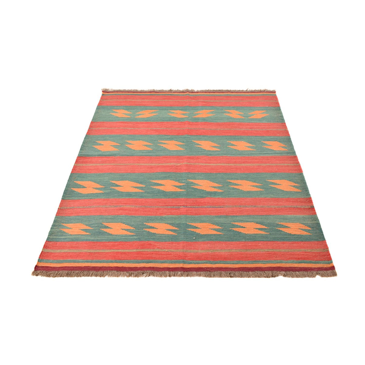 Alfombra Kelim - Tendencia - 212 x 146 cm - multicolor