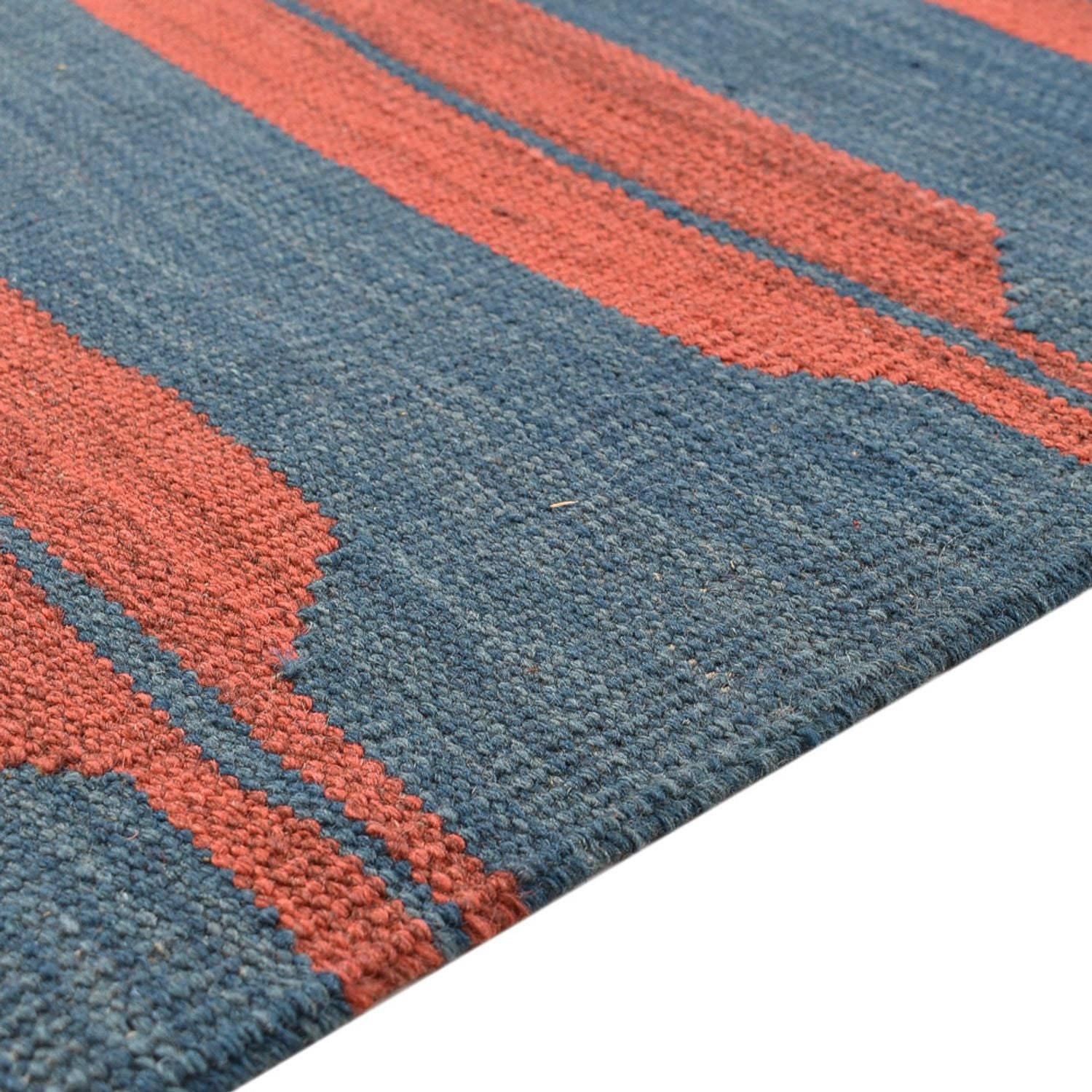 Alfombra Kelim - Tendencia - 204 x 159 cm - multicolor