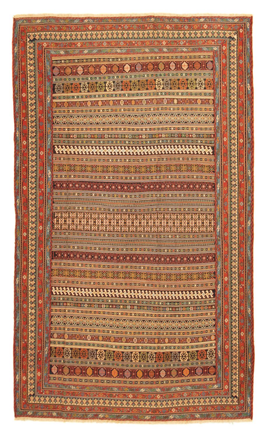 Alfombra persa - Nómada - 304 x 194 cm - multicolor