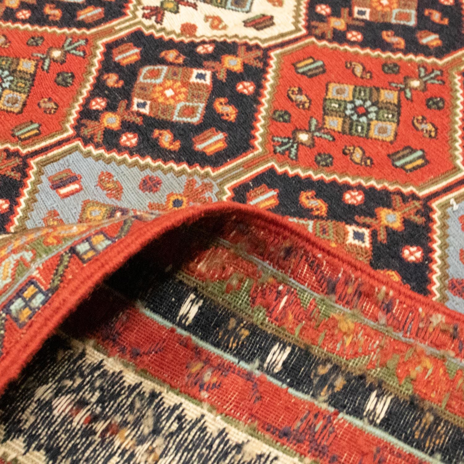 Alfombra persa - Nómada - 278 x 196 cm - multicolor