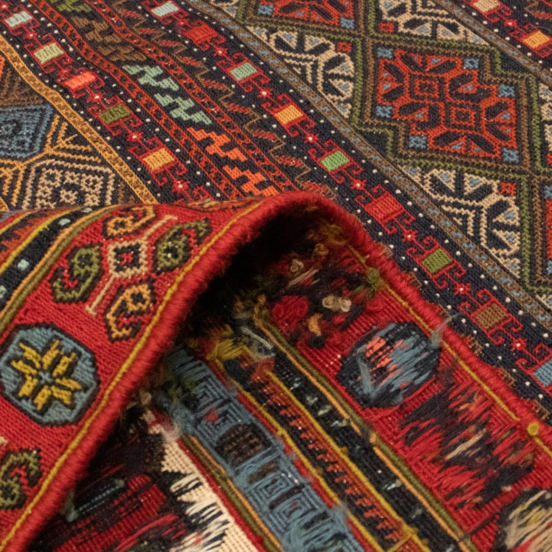 Alfombra persa - Nómada - 286 x 191 cm - multicolor