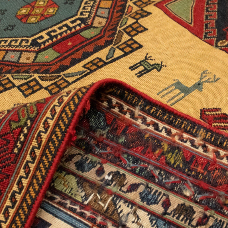 Alfombra persa - Nómada - 298 x 200 cm - oro