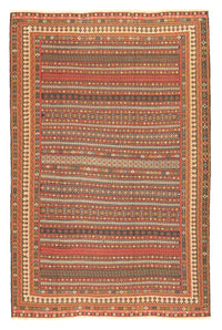 Alfombra persa - Nómada - 273 x 151 cm - multicolor