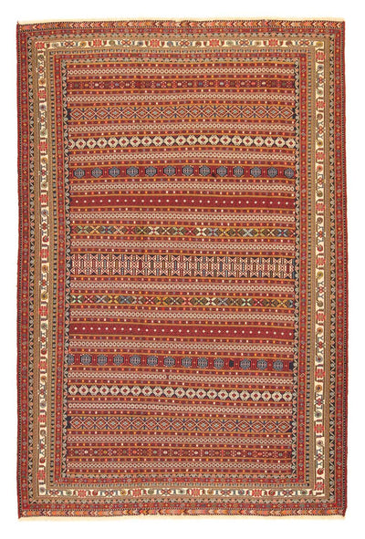 Afshar Sirjan Alfombra 196x293cm - Alfombra persa