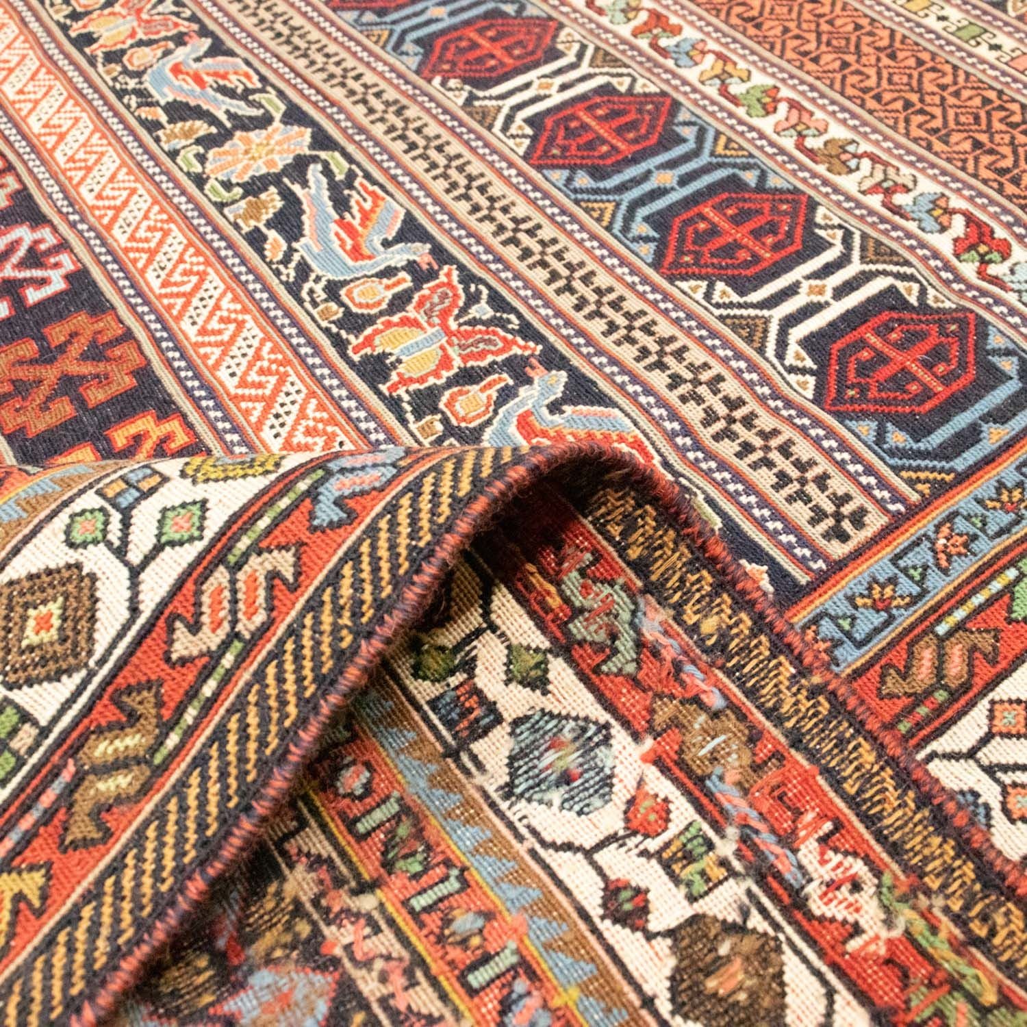 Alfombra persa - Nómada - 296 x 202 cm - multicolor