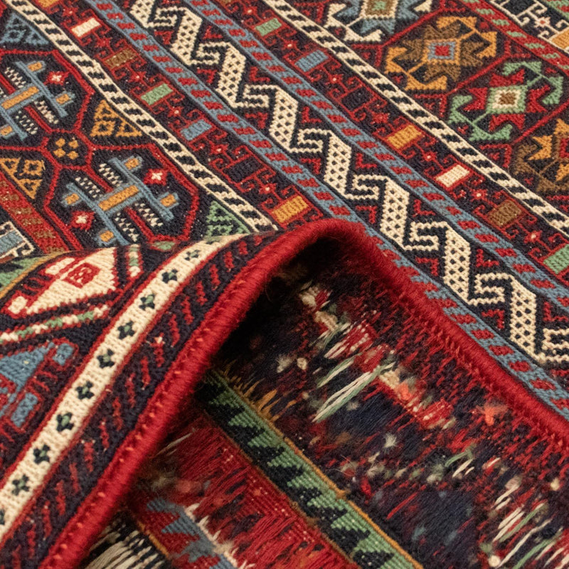 Alfombra persa - Nómada - 302 x 199 cm - multicolor