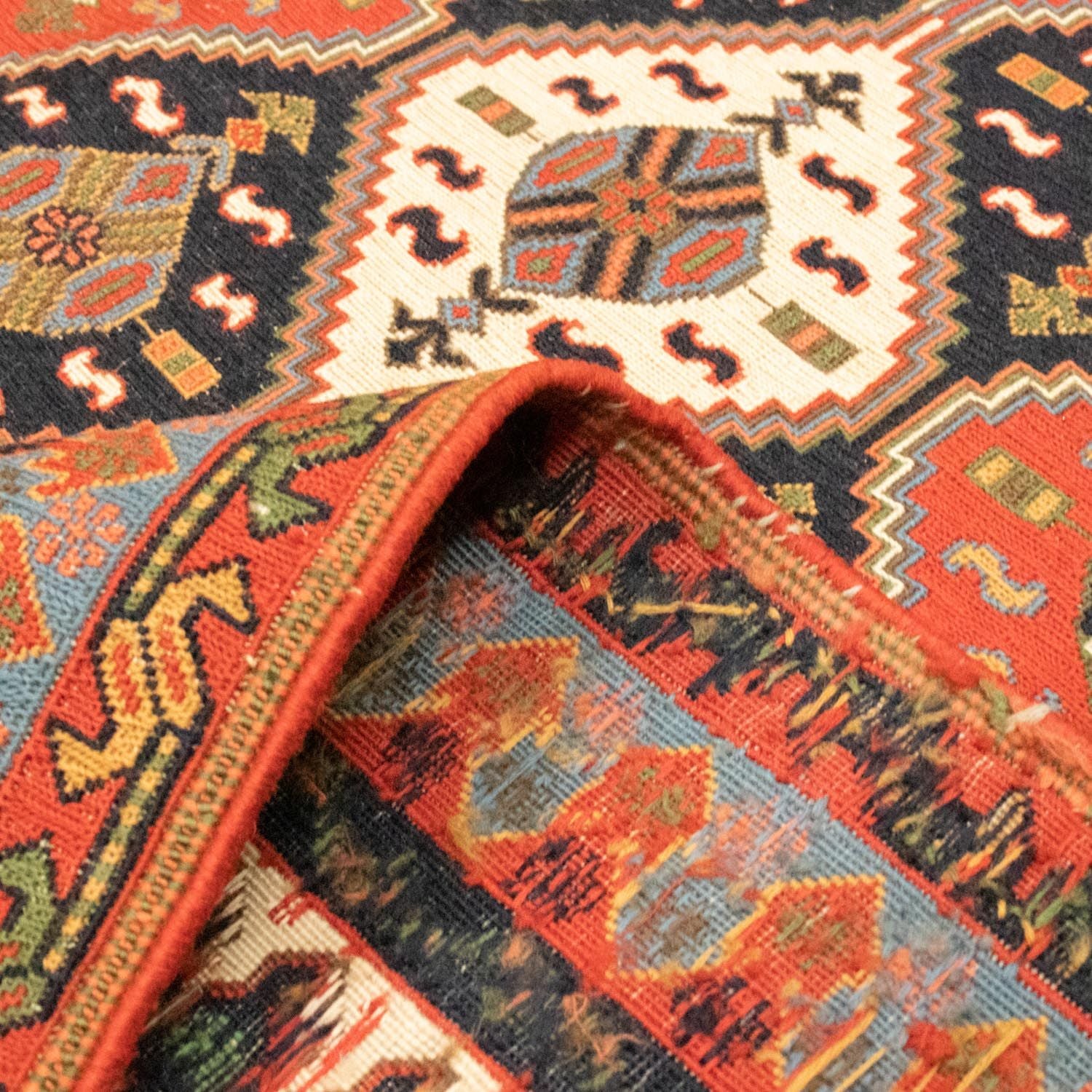 Alfombra persa - Nómada - 288 x 198 cm - multicolor