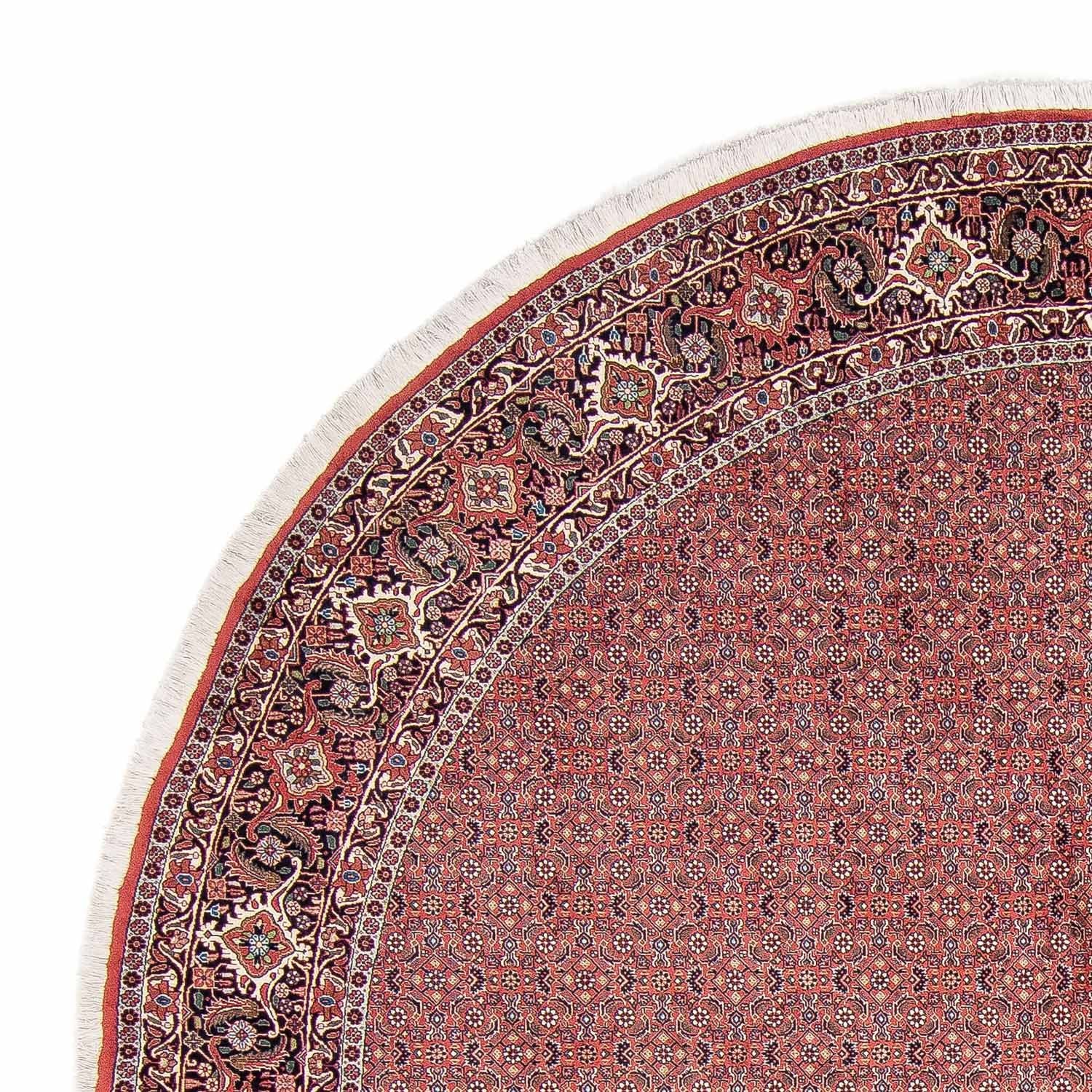 Alfombra persa - Bidjar redondo  - 305 x 305 cm - rojo claro