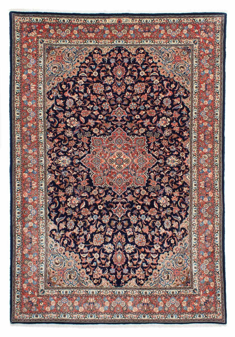 Alfombra persa - Real - 306 x 214 cm - azul oscuro