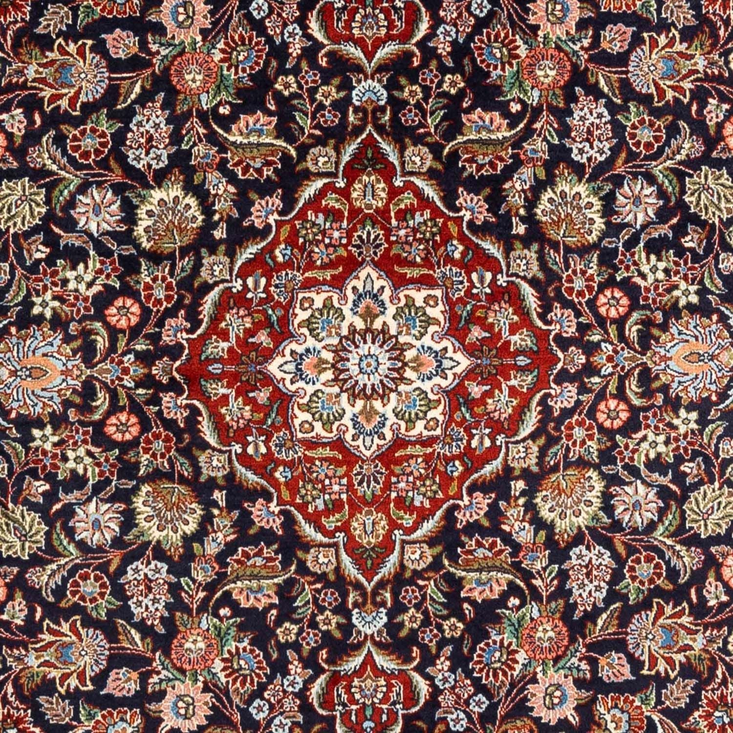 Alfombra persa - Real - 302 x 210 cm - azul oscuro