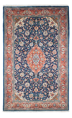 Alfombra persa - Real - 280 x 177 cm - azul oscuro
