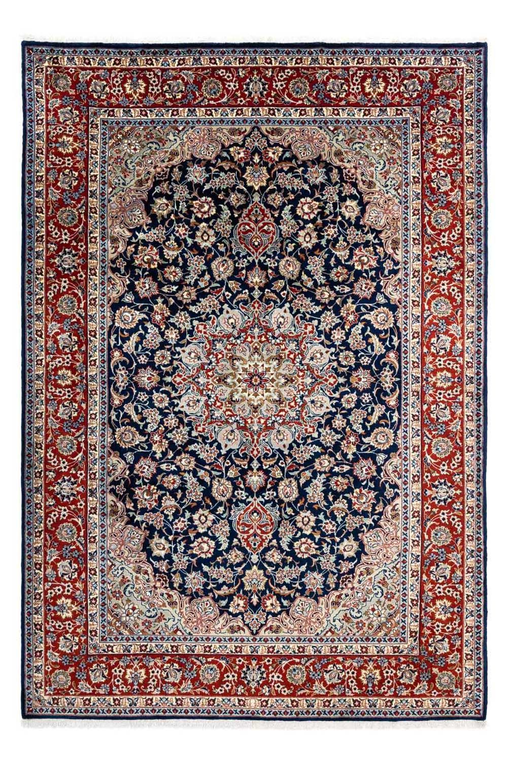 Alfombra persa - Real - 295 x 213 cm - azul oscuro