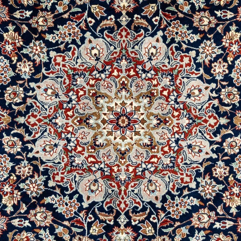 Alfombra persa - Real - 295 x 213 cm - azul oscuro