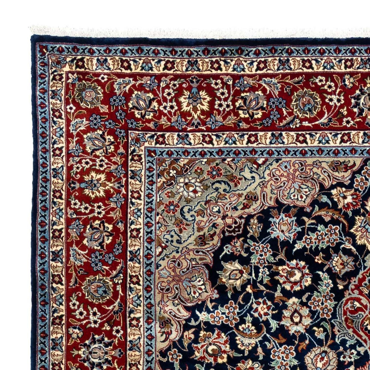 Golpayegan Alfombra 213x295cm - Alfombra persa - azul oscuro