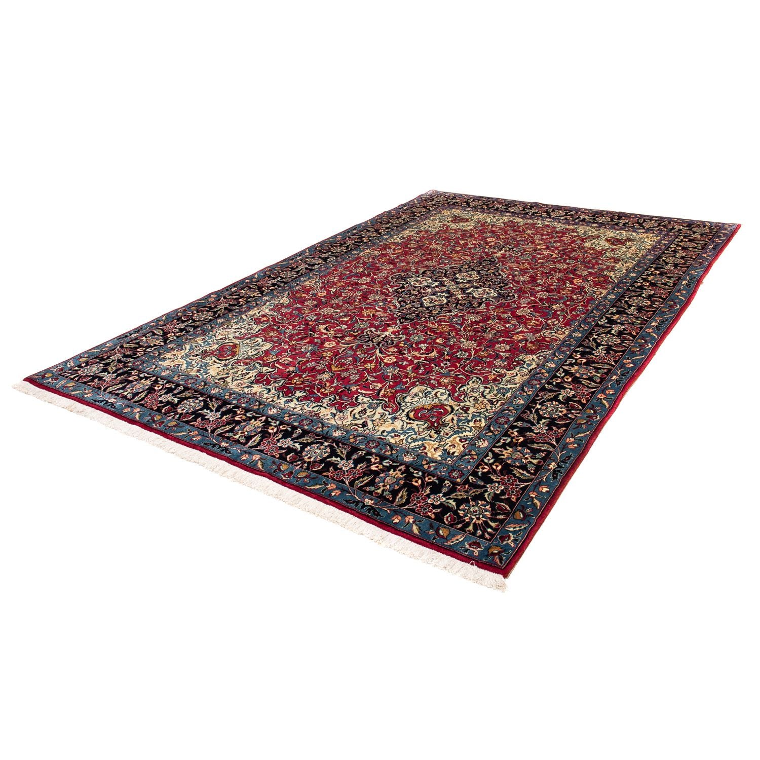 Alfombra persa - Clásica - 300 x 197 cm - rojo oscuro