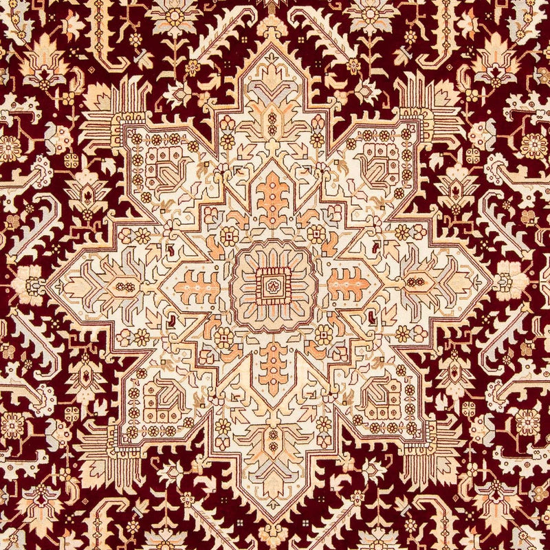 Alfombra Persa - Tabriz - Real - 300 x 200 cm - rojo oscuro
