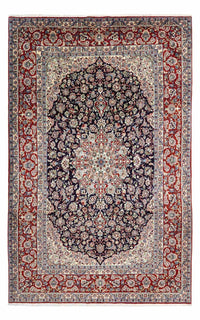 Alfombra persa - Real - 325 x 217 cm - azul oscuro