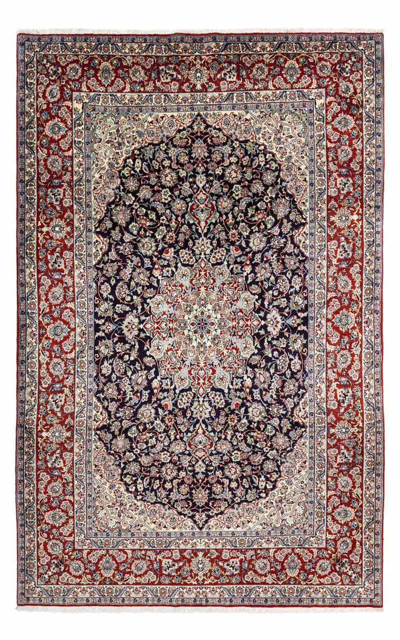 Alfombra persa - Real - 325 x 217 cm - azul oscuro