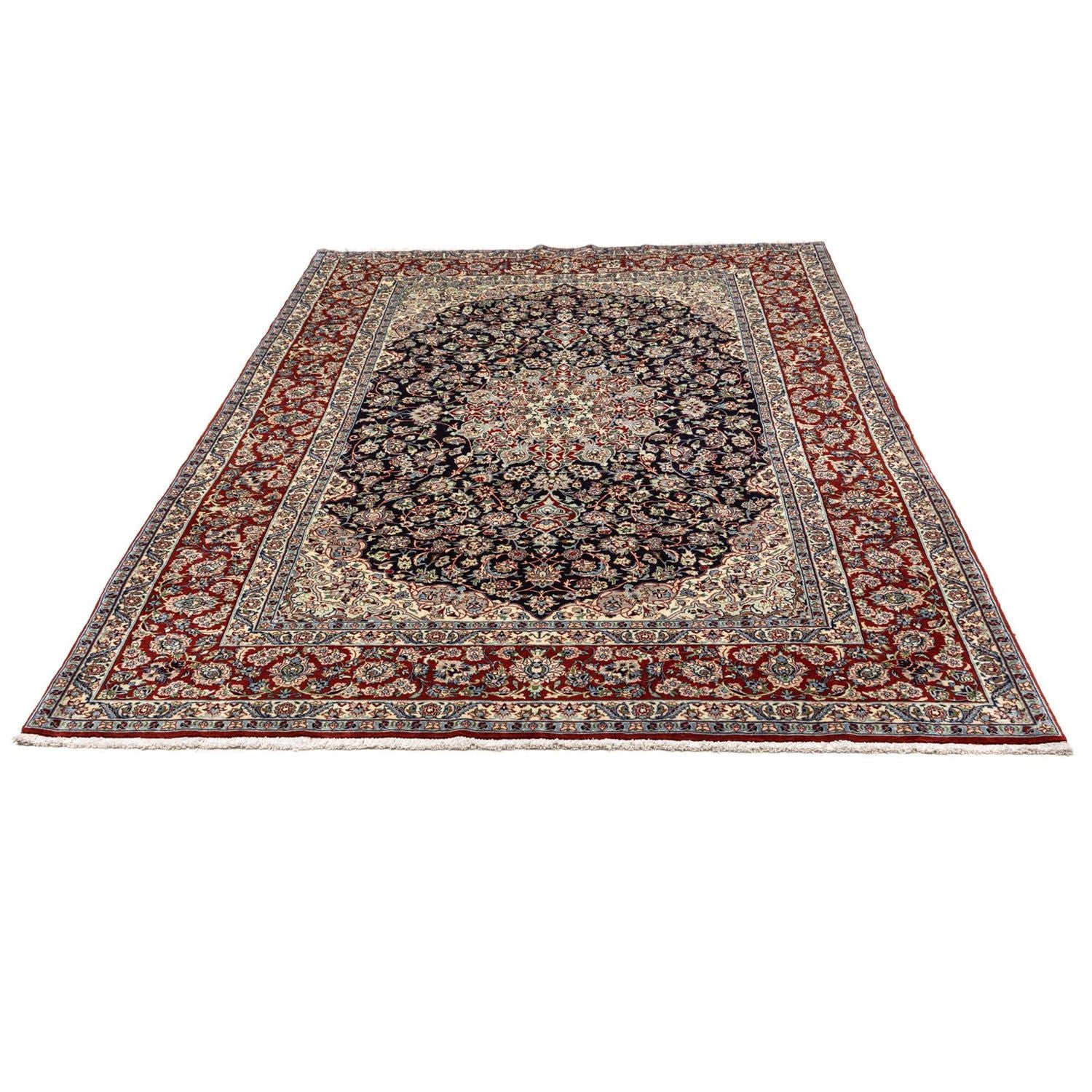 Alfombra persa - Real - 325 x 217 cm - azul oscuro