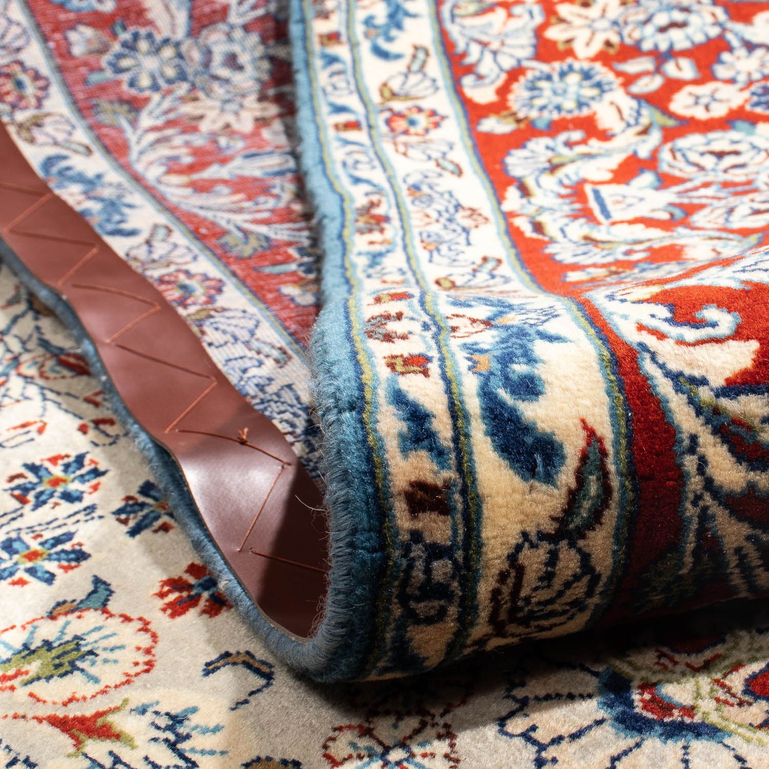 Alfombra persa - Keshan - 334 x 205 cm - beige