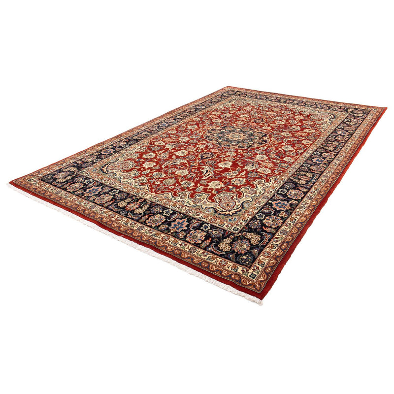 Alfombra persa - Real - 295 x 200 cm - rojo oscuro