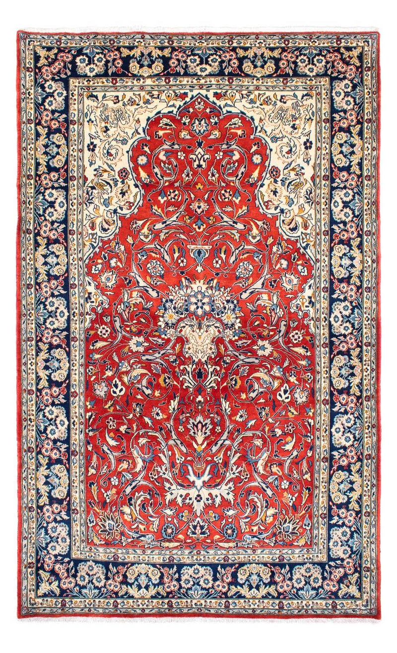 Alfombra persa - Real - 330 x 202 cm - rojo oscuro