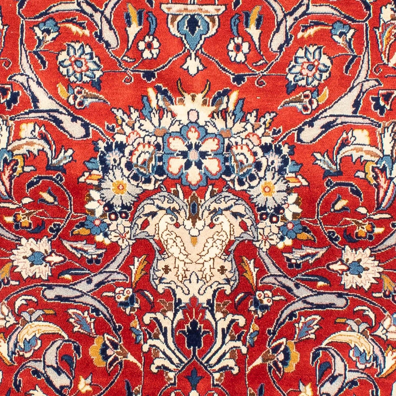 Alfombra persa - Real - 330 x 202 cm - rojo oscuro