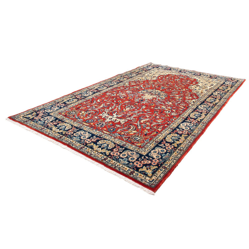 Alfombra persa - Real - 330 x 202 cm - rojo oscuro