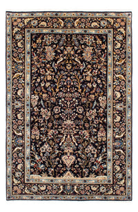 Alfombra persa - Real - 278 x 185 cm - azul oscuro